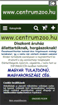 Mobile Screenshot of centrumzoo.hu